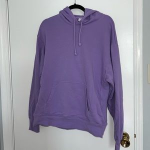 Aritzia TNA airy boyfriend hoodie | purple